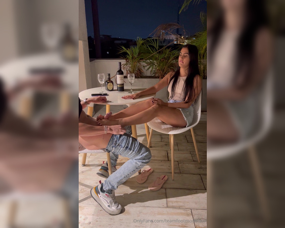 TeamfootmodelsCO aka Teamfootmodelsco OnlyFans - This video on the hotel terrace was delicious, while he was working I was seducing him with the flip