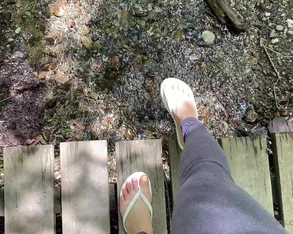 Linda Boo aka Lindabooxo OnlyFans - Went hiking todayy in flip flops ~ 3