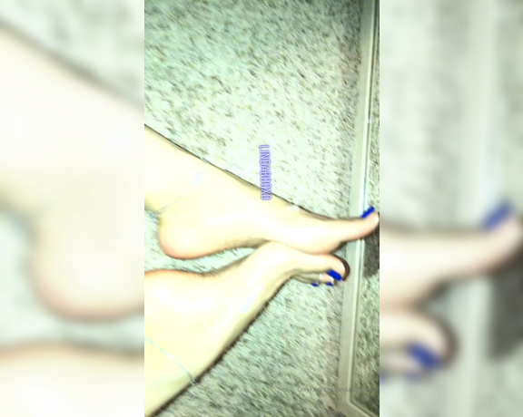 Linda Boo aka Lindabooxo OnlyFans - Blue Toes Part 4