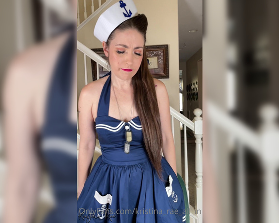 Kristina Rae aka Kristina_rae_all_in OnlyFans - I’m a good sailor and always listen to my superior officers And as a good girl I let him fuck