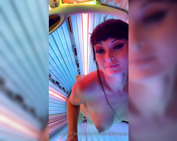 lilmizzunique aka Lilmizzunique OnlyFans - Way hot Wednesday!! Just catching some rays in the tanning bed in Boston MA!! 1