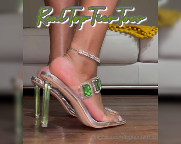 MyTopTierToes aka Mytoptiertoes OnlyFans - I love modeling shoes for him while he gets harder and harder with every angle…