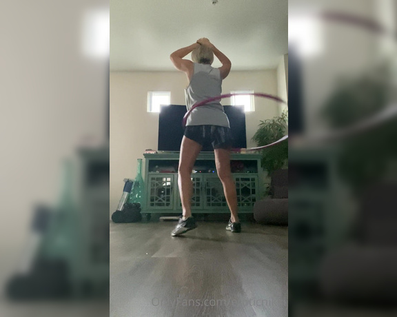 Nikki Ashton aka Eroticnikki OnlyFans - I got a hula hoop yesterday Woohoo! Now if y’all don’t want Me posting videos of some of My workout