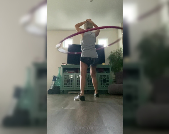 Nikki Ashton aka Eroticnikki OnlyFans - I got a hula hoop yesterday Woohoo! Now if y’all don’t want Me posting videos of some of My workout