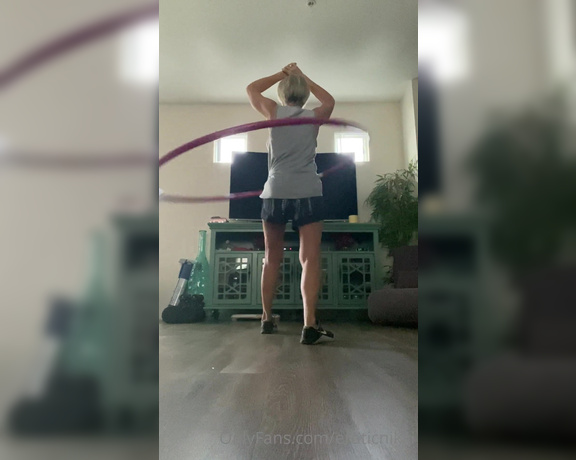 Nikki Ashton aka Eroticnikki OnlyFans - I got a hula hoop yesterday Woohoo! Now if y’all don’t want Me posting videos of some of My workout