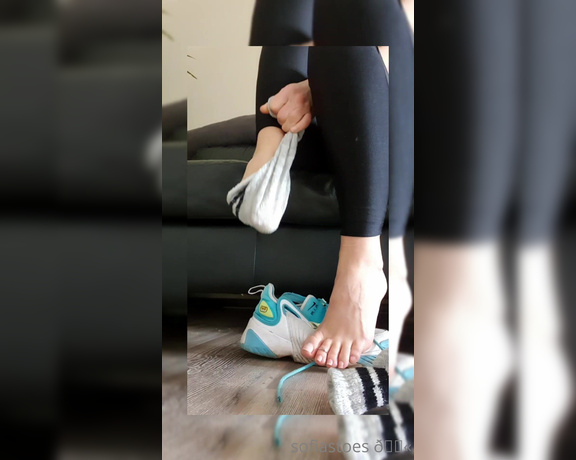 Sofiastoe aka Sofiastoes OnlyFans - After run small sock strip 8