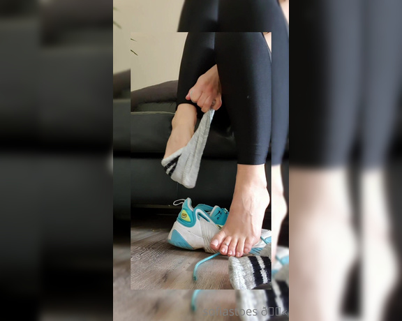 Sofiastoe aka Sofiastoes OnlyFans - After run small sock strip 8