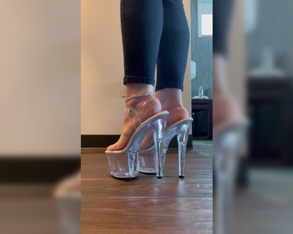 Jennysfeetelysium aka Jennysfeet OnlyFans - Thank you Oliver for my first pair of Pleasers! We are gonna have so much fun in these