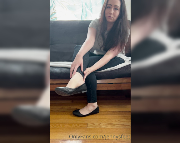 Jennysfeetelysium aka Jennysfeet OnlyFans - Black leather flats