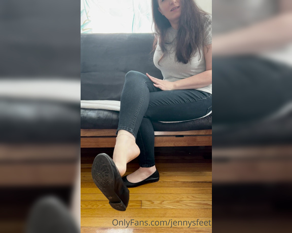 Jennysfeetelysium aka Jennysfeet OnlyFans - Black leather flats