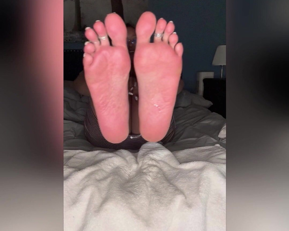 TanFeets aka Tanfeets OnlyFans - What a pathetic foot bitch, come here and clean the spit off my feet while I humiliate you, hahahaha