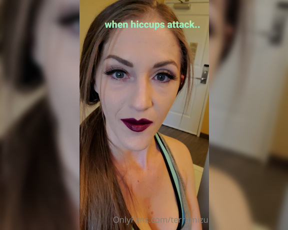 TerraMizu aka Terramizu OnlyFans - When hiccups attack