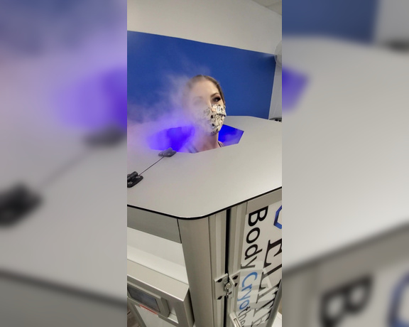 TerraMizu aka Terramizu OnlyFans - Getting cryotherapy done