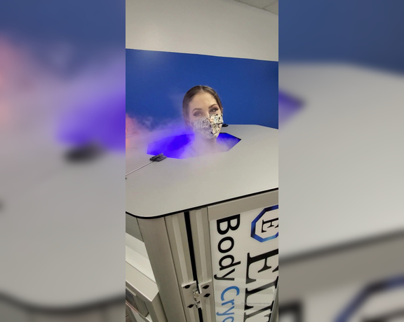 TerraMizu aka Terramizu OnlyFans - Getting cryotherapy done