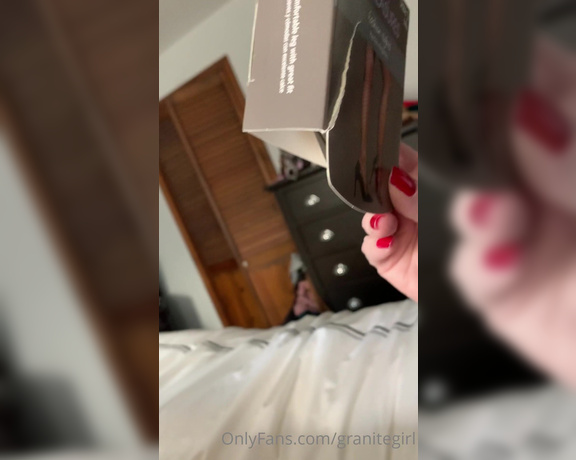 Shawna aka Granitegirl OnlyFans - Review of some pantyhose I got