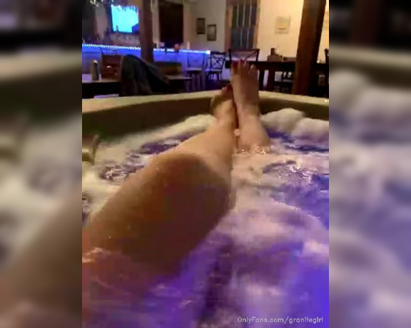 Shawna aka Granitegirl OnlyFans - Live in the hot tub