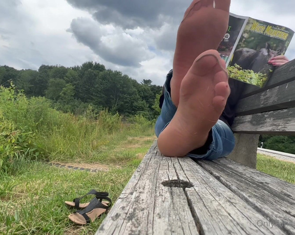 Shawna aka Granitegirl OnlyFans - Just my feet in sweaty pantyhose