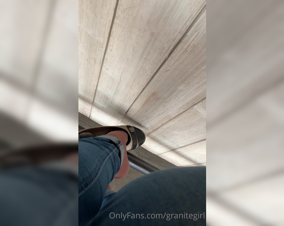 Shawna aka Granitegirl OnlyFans - Shoe play at the brewery