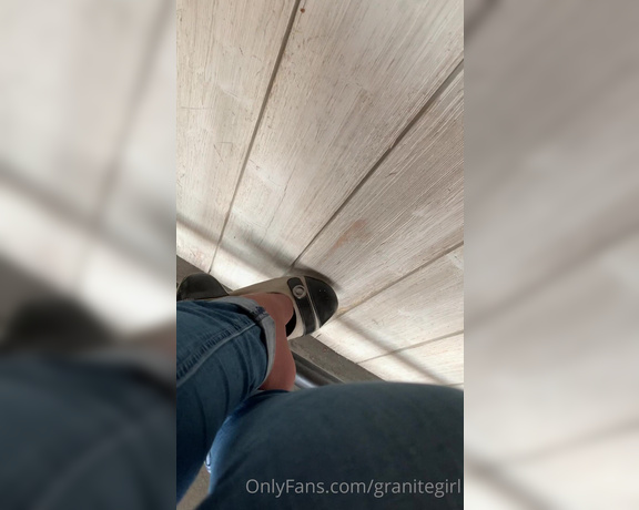 Shawna aka Granitegirl OnlyFans - Shoe play at the brewery