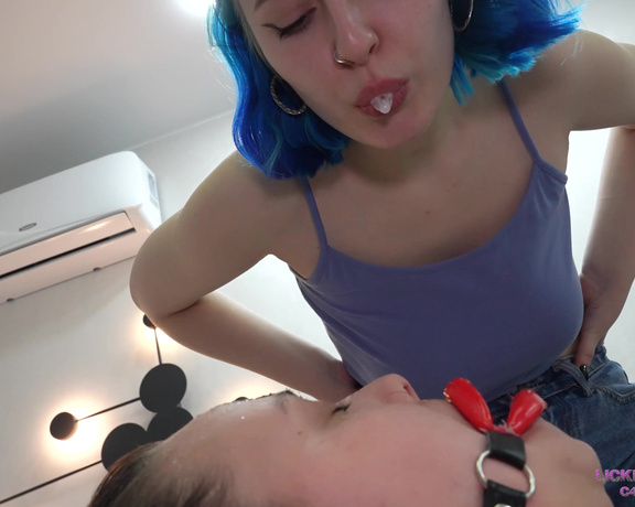 (Сlips4sale) - Licking Girls Feet - AURORA and DORI - You fat and ugly slut deserves only such treatment 4K